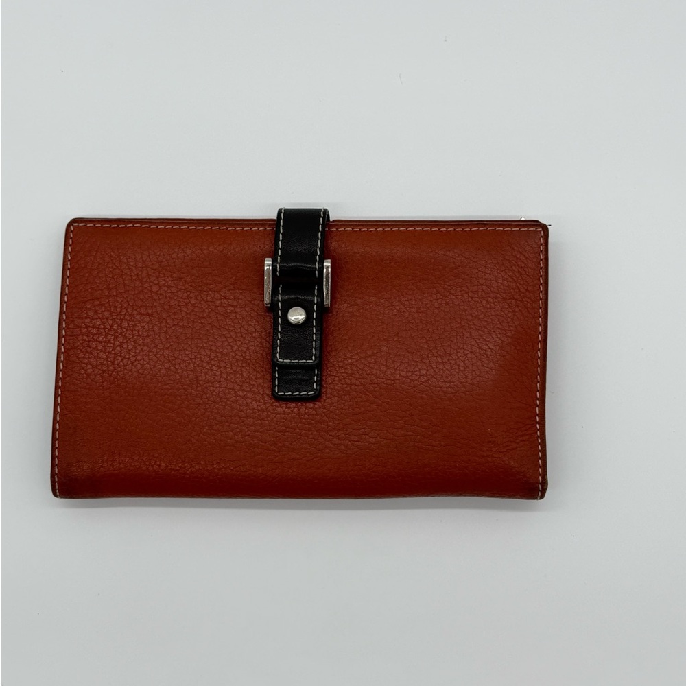 Puntotres Genuine Leather Travel Wallet Passport Organizer Brown Spain Zip